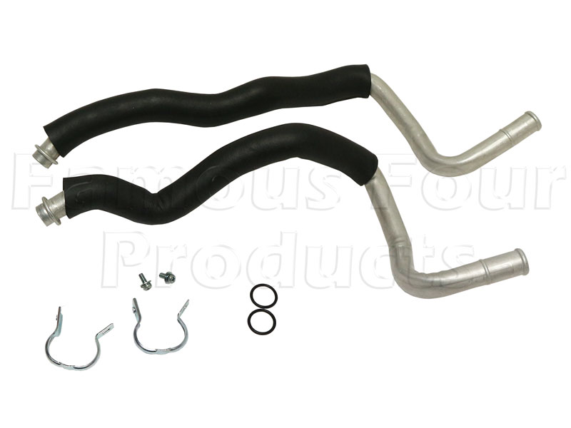 Inlet/Outlet Heater Matrix Hose Kit - Land Rover Discovery Series II (L318) - Cooling & Heating