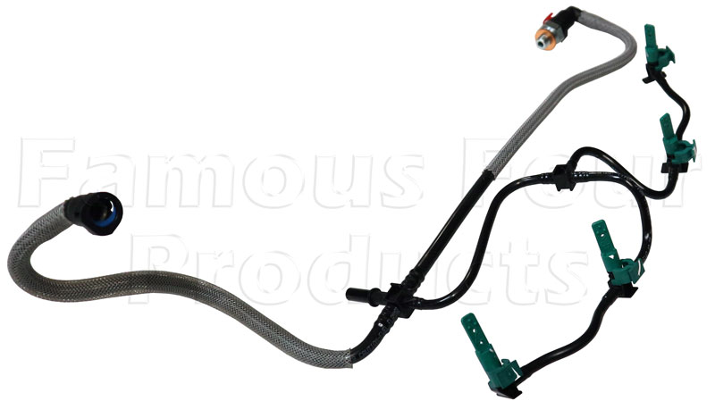 Pipe - Fuel Spill Return (Leak Off) - Land Rover 90/110 & Defender (L316) - 2.4 Puma Diesel Engine