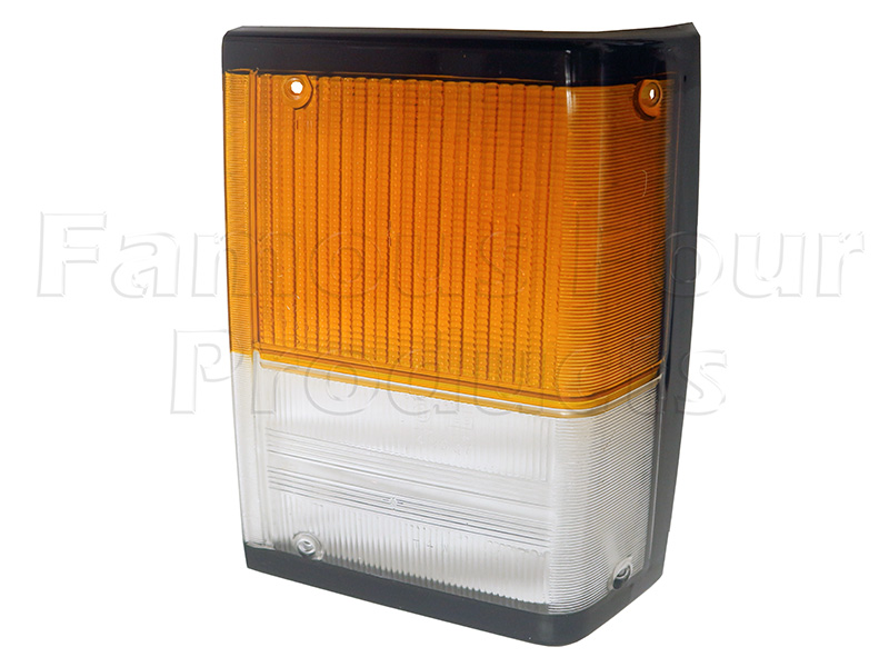 FF013386 - Front Indicator & Side Light Lens - Classic Range Rover 1970-85 Models