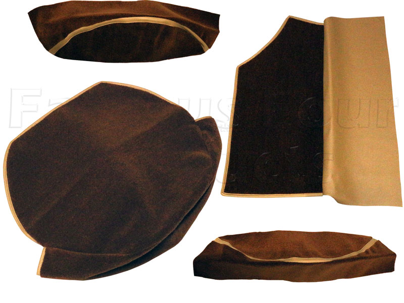 Carpet Set - Beige - 12 Piece - Classic Range Rover 1970-85 Models - Interior