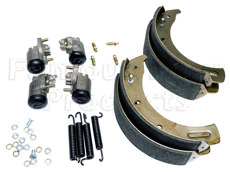 FF013517 - Brake Shoe & Wheel Cylinder Axle Kit - Land Rover Series IIA/III