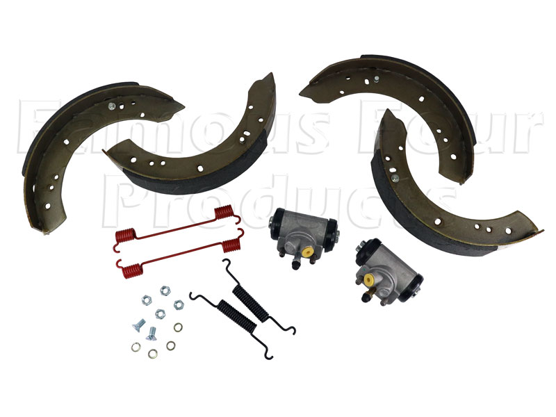 Brake Shoe & Wheel Cylinder Axle Kit - Land Rover 90/110 & Defender (L316) - Brake Hydraulic Parts