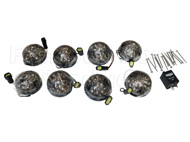 Smoked Lens Light Kit - LED - Land Rover 90/110 & Defender (L316) - Lighting