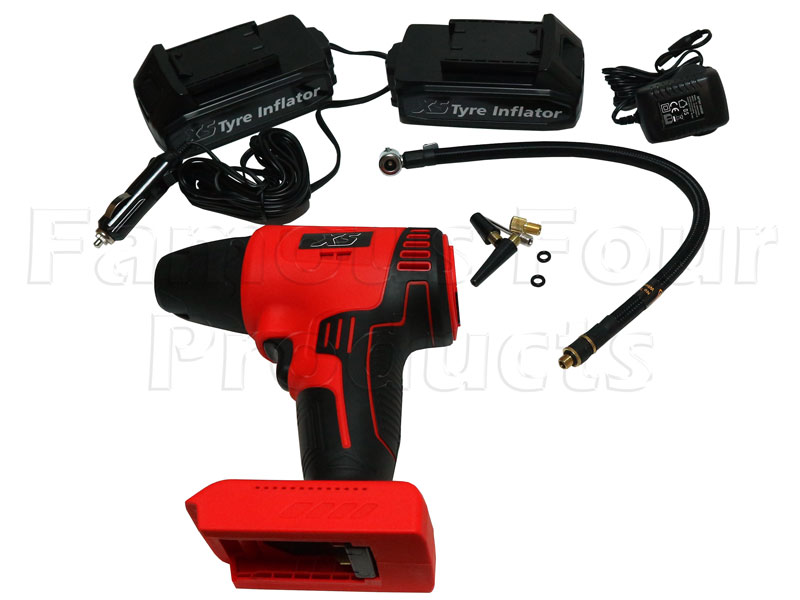 Cordless Tyre Inflator Compressor - Land Rover Discovery Series II (L318) - Tools and Diagnostics