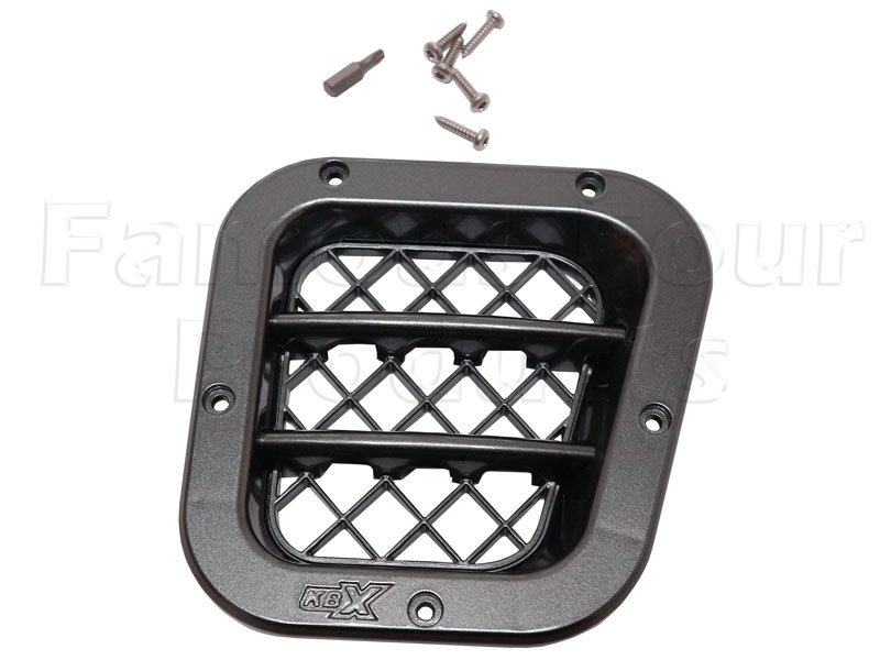 Hi-Force Side Air Intake Grille - Premium - Land Rover 90/110 & Defender (L316) - Body Fittings