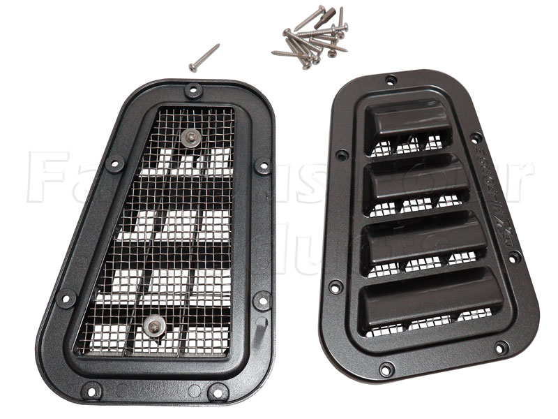 Air Intake Grilles - Wing Top - Hi-Force - Land Rover 90/110 & Defender (L316) - Exterior Accessories