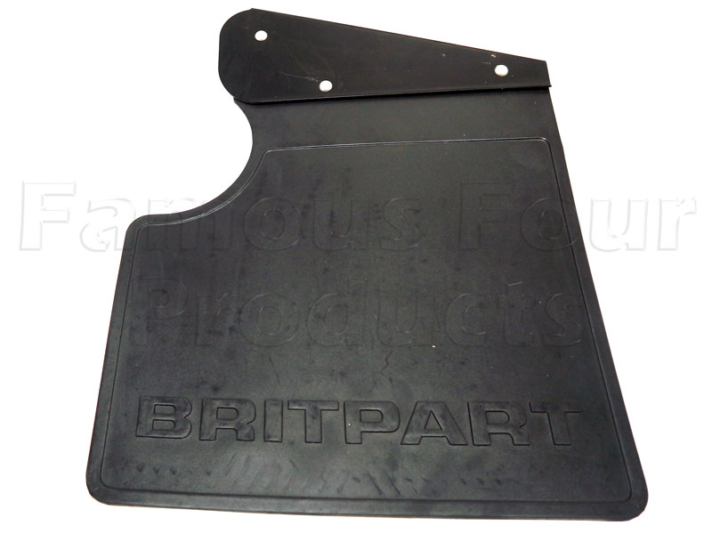 FF013655 - Mudflap Rubber & Bracket - Rear Left Hand - Land Rover 90/110 & Defender