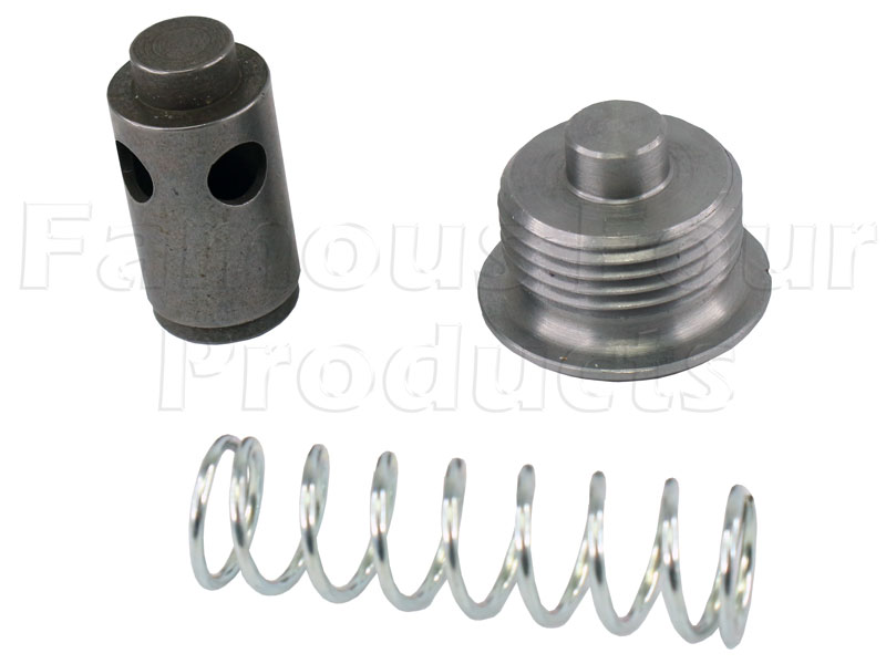 FF013762 - Oil Pump Pressure Relief Valve Kit - Land Rover 90/110 & Defender