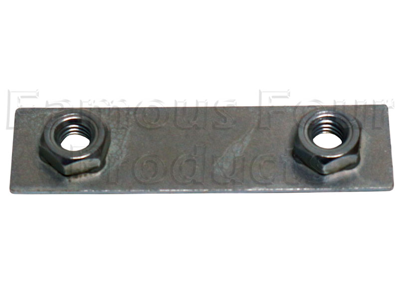 FF013811 - Captive Nut Plate for Drop Down Rear Tailgate Hinge - Land Rover 90/110 & Defender
