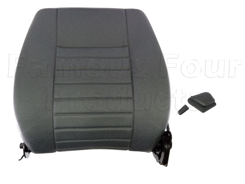 FF013924 - Seat Back Dark Granite Twill Vinyl Outer - Land Rover 90/110 & Defender