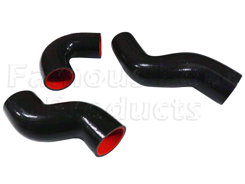Silicone Intercooler Hoses - Set of 3 - Land Rover 90/110 & Defender (L316) - Performance Accessories