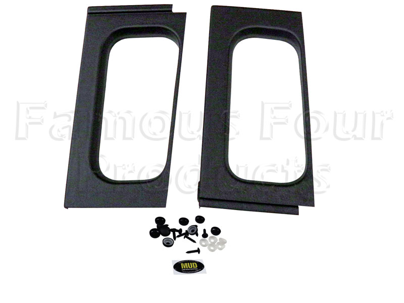 FF014002 - Trim Panels - Hardtop Rear End Windows - Land Rover 90/110 & Defender