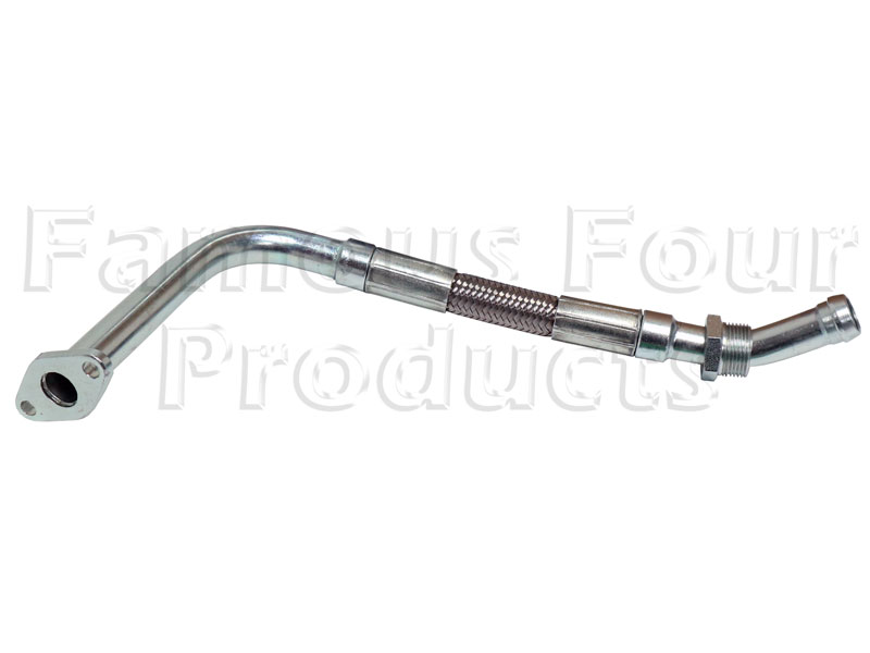 FF014018 - Oil Drain Pipe - Turbocharger - Land Rover 90/110 & Defender