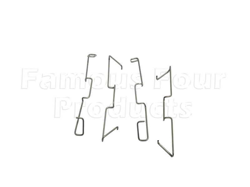 FF014167 - Anti-Rattle Spring Kit - Brake Pads - Land Rover 90/110 & Defender