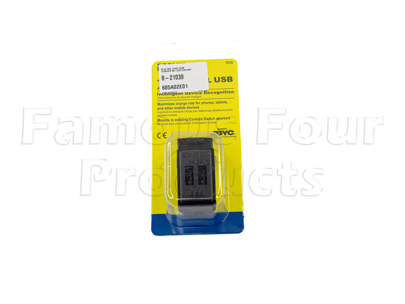 USB Charging Socket - Carling Blue Sea - Land Rover 90/110 & Defender (L316) - General Electrical Parts