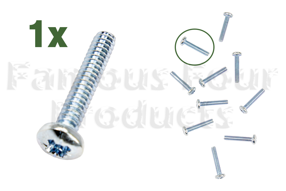 Screws for Lucas Lenses. - Land Rover Series IIA/III - Electrical