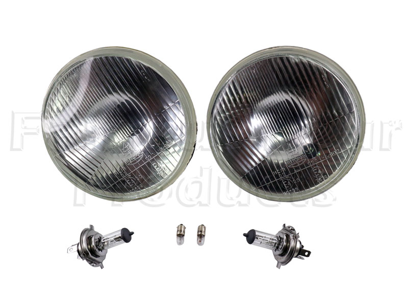 FF014271 - Headlamps (Pair) - Halogen - Land Rover Series IIA/III