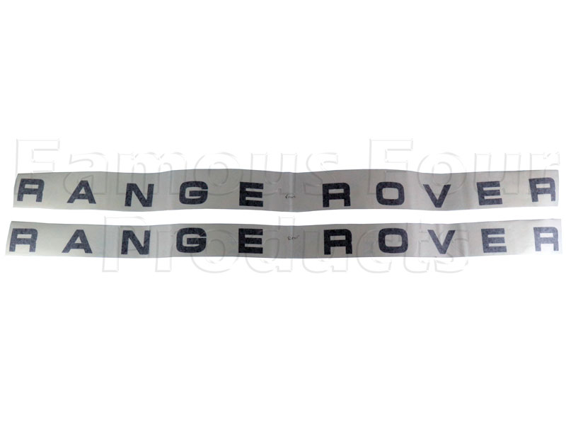 FF014274 - RANGE ROVER Bonnet & tailgate decals - Classic Range Rover 1986-95 Models