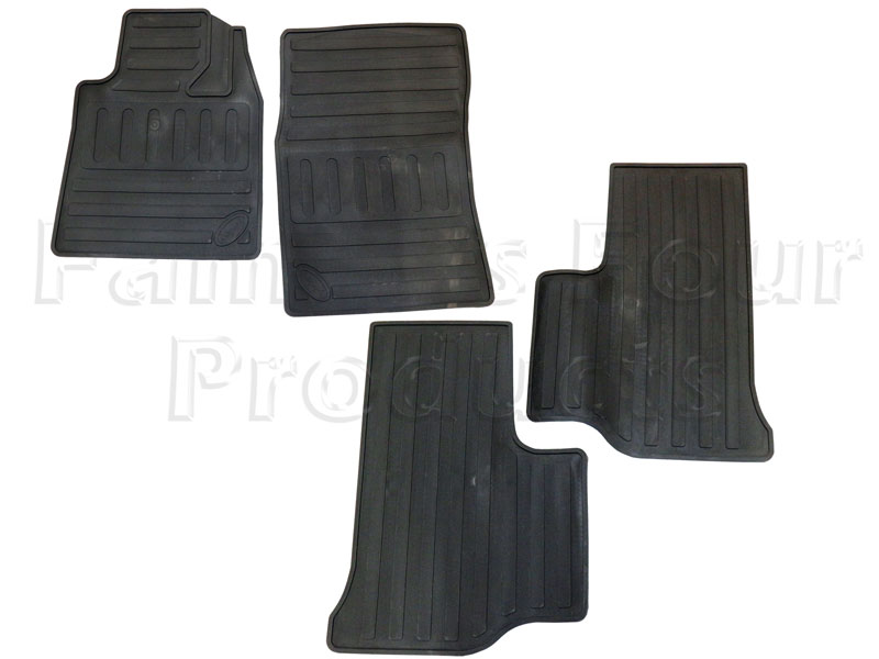 Rubber Footwell Mat Set - Range Rover Third Generation up to 2009 MY (L322) - Interior