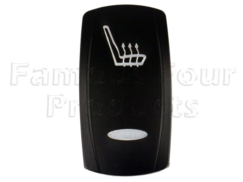 FF014363 - Carling Rocker Switch Cover - Heated Seat (Right) - Range Rover Second Generation 1995-2002 Models