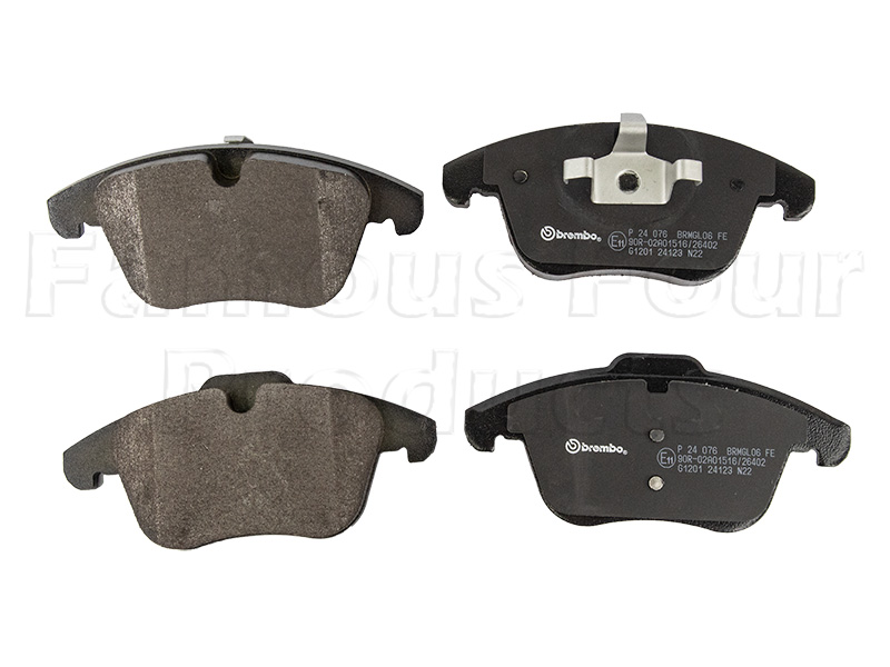 FF014402 - Brake Pad Axle Set - Land Rover Freelander 2