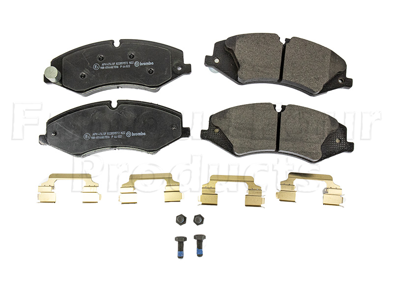 Brake Pad Axle Set - Range Rover 2013-2021 Models (L405) - Brakes