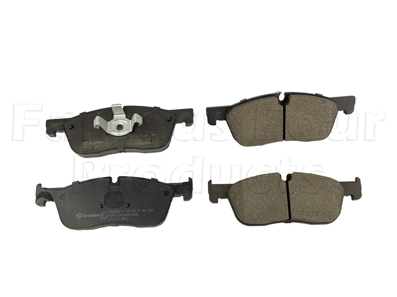 Brake Pad Axle Set - Range Rover Evoque 2011-2018 Models (L538) - Brakes