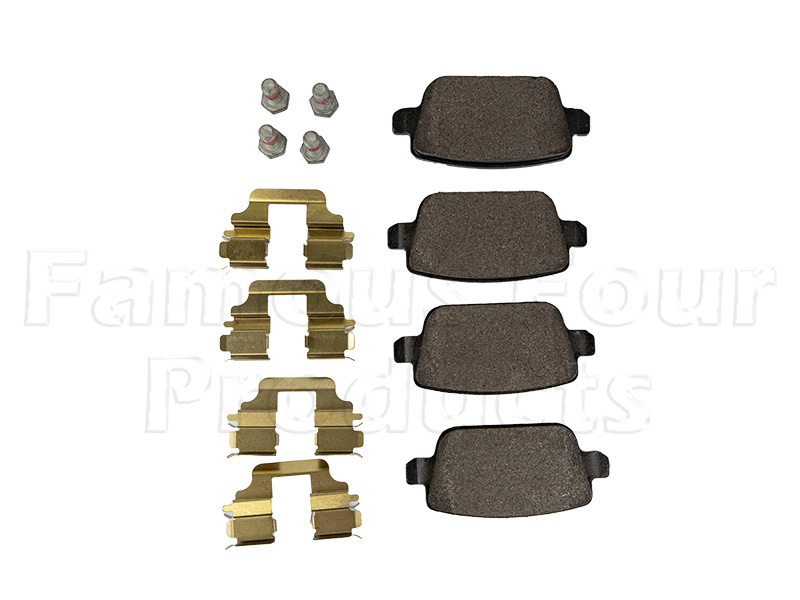 FF014425 - Brake Pad Axle Set - Land Rover Freelander 2