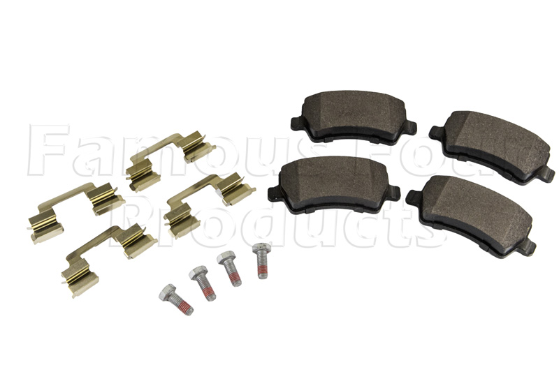 Brake Pad Axle Set - Range Rover Evoque 2011-2018 Models (L538) - Brakes