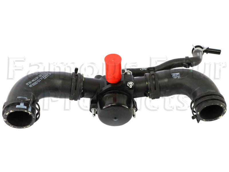 Water Connection Outlet with Hoses - Range Rover 2013-2021 Models (L405) - TDV8 4.4 Diesel Engine