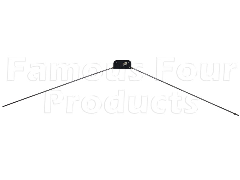 FF014484 - Link Rod and Centre Latch Assembly - Top Tailgate - Classic Range Rover 1970-85 Models