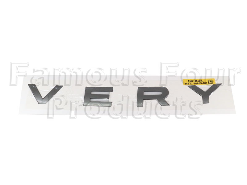FF014507 - Bonnet Decal -  V E R Y - Land Rover Discovery 5 (2017 on)