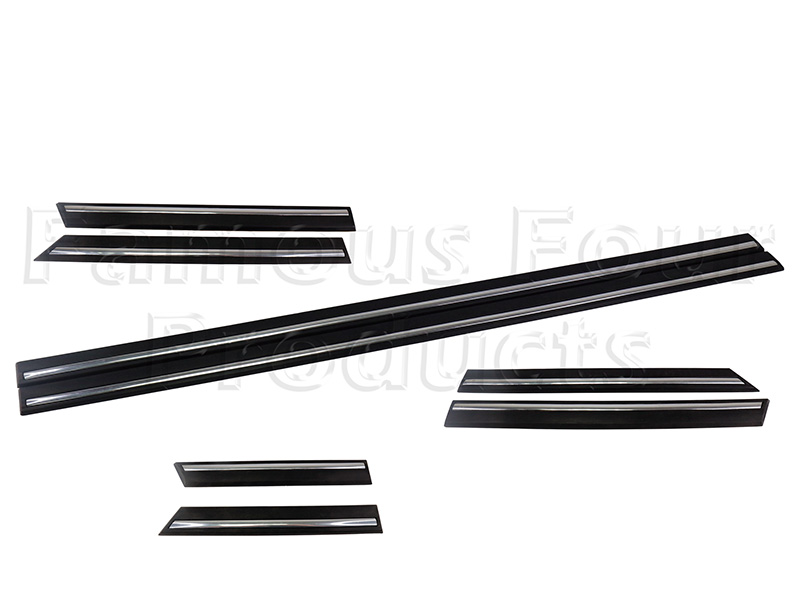 Body Side Moulding Kit - Remanufactured - Classic Range Rover 1986-95 Models - Body