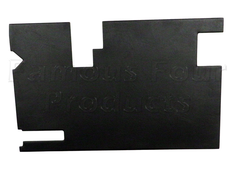 FF014668 - Rear End Door Trim Card - Interior - Black - Land Rover 90/110 & Defender