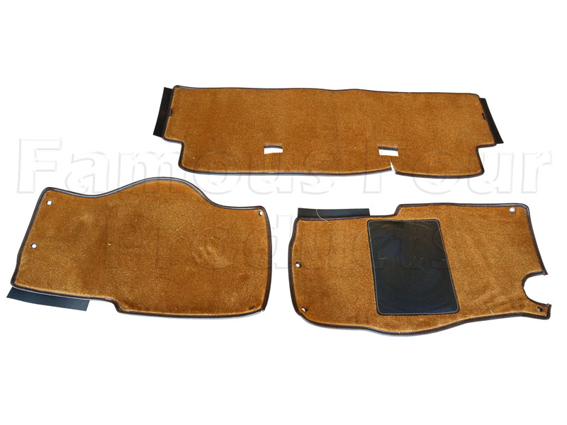 Carpet Set - 4 Piece - Front Passenger Areas - Bronze - Classic Range Rover 1970-85 Models - Interior