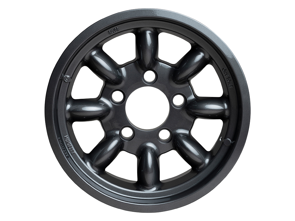 Minilite Alloy Wheel - 8 x 18 - Anthracite - Classic Range Rover 1970-85 Models - Accessories