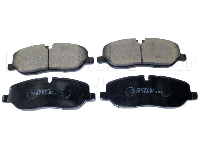 Brake Pad Axle Set - Range Rover Sport to 2009 MY (L320) - Brakes