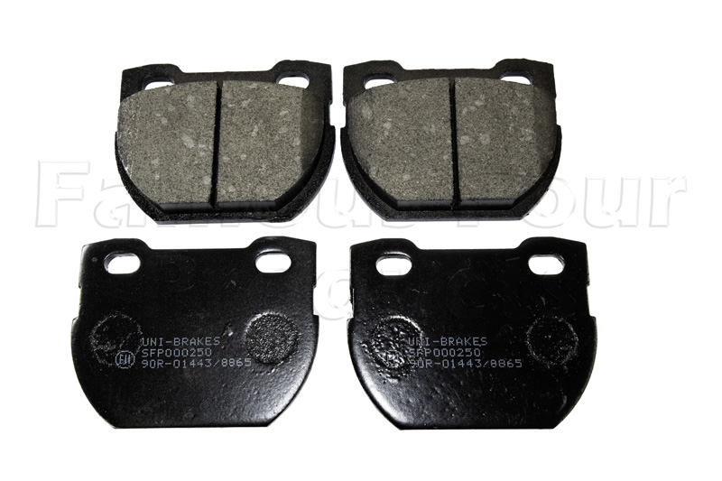 Brake Pad Axle Set - Land Rover 90/110 & Defender (L316) - Rear Brakes