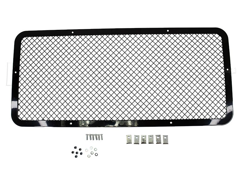 Front Grille - Black - Stainless Steel Woven Mesh - Land Rover 90/110 & Defender (L316) - Exterior Accessories