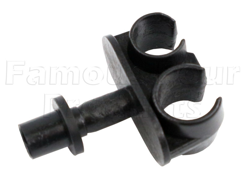 FF015283 - Fixing Clip for Fuel Pipe - Double - Land Rover 90/110 & Defender