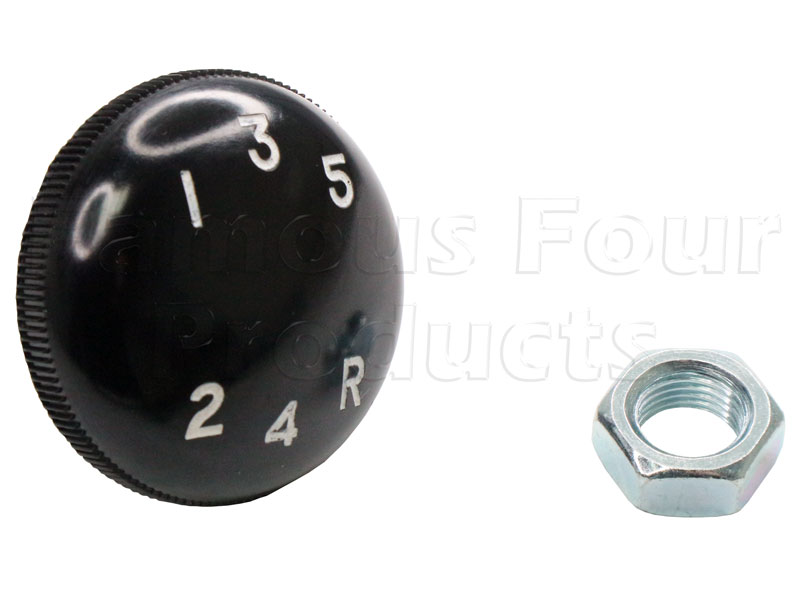 FF015360 - Gear Change Knob (Black) - Land Rover Series IIA/III