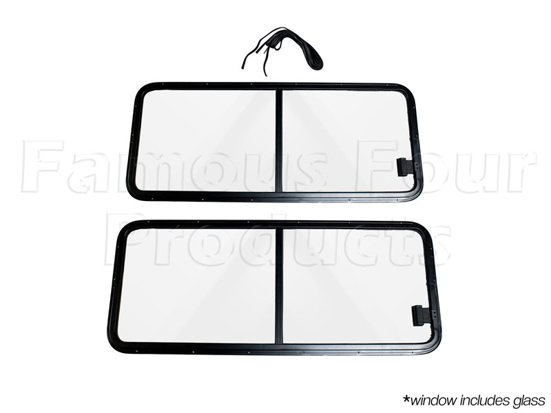 FF015459 - Sliding Glass Side Window Kit - Land Rover 90/110 & Defender