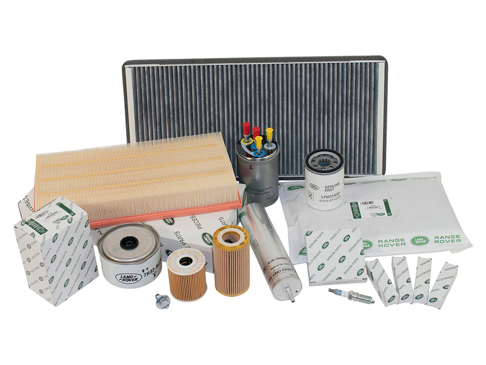 Service Filter Kit - Oil Air Fuel Pollen Filters with Drain Plug - Land Rover Discovery 4 (L319) - 3.0 V6 Diesel Engine