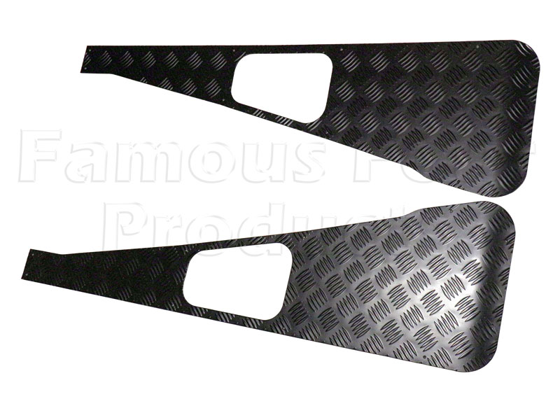 90/110 Chequerplate Wing Top Treadplates - 90/110 and Defender