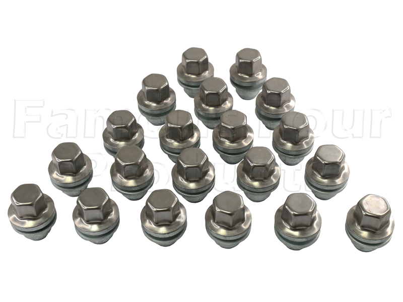 Wheel Nuts for Alloy Wheels - Set of 20 - Land Rover Discovery Series II (L318) - Propshafts & Axles
