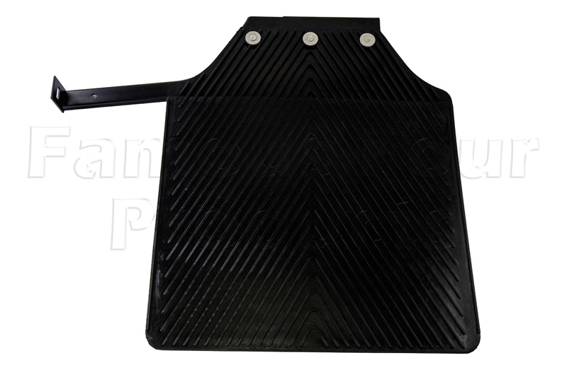 Mudflap Rubber & Bracket - Rear Left Hand - Land Rover 90/110 & Defender (L316) - Body Fittings