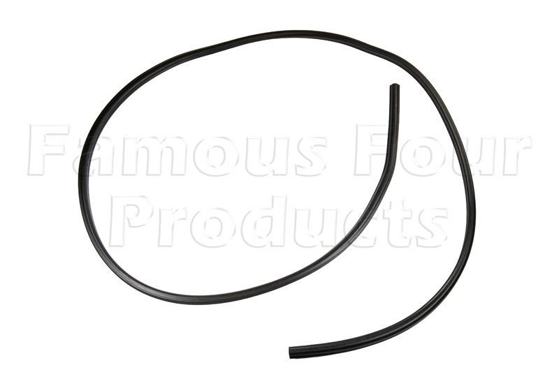 Filler Strip - Rear Hardtop End Window Glass Surround Rubber - Land Rover Series IIA/III - Body