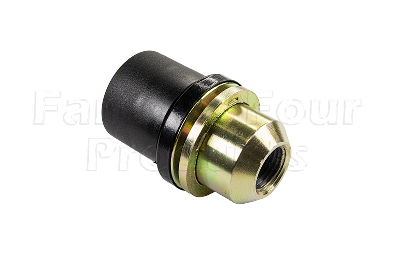 FF016851 - Wheel Nut for Alloy Wheels - Black Capped - Land Rover Discovery 1989-94