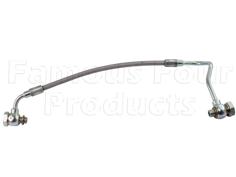 FF017083 - Oil Feed Hose - Turbocharger - Land Rover 90/110 & Defender