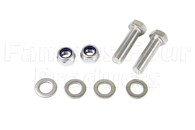 Tow Ball Fitting Nut & Bolt Kit - Stainless Steel - Classic Range Rover 1986-95 Models - Towing